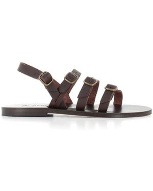 K. Jacques Flat Sandals - Marrón