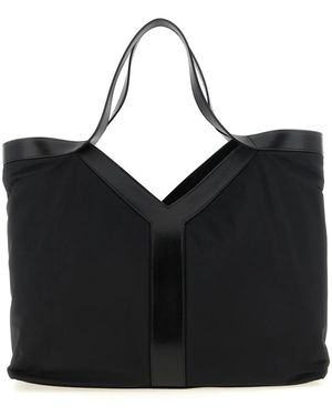 Saint Laurent Y Grote Tote Bag - Zwart