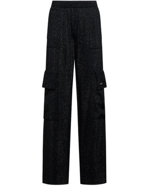 Silvian Heach Straight Trousers - Nero