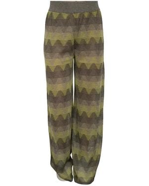Nenette Wide Pants - Green