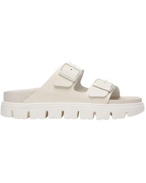 Birkenstock Sliders - White