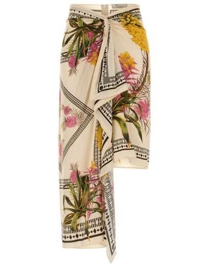 Blumarine Midi Skirts - Metallic