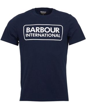 Barbour Tops ,Blauw ,Katoen Mts 0369 Ny 39 T-Shirt