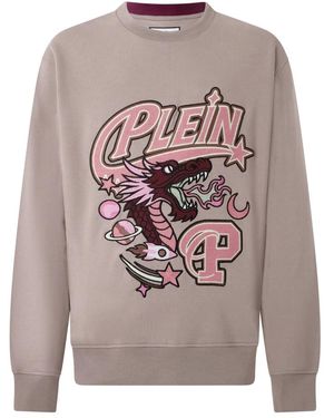 Philipp Plein Sweatshirt Ls Love - Grijs