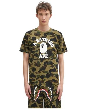 A Bathing Ape T-Shirts - Green
