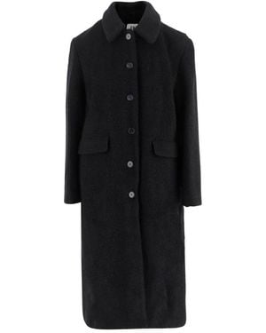 By Malene Birger Single-Breasted Coats - Black