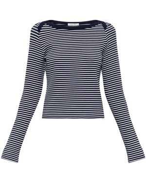 Rag & Bone Tops ,Blauw ,Katoen Top Met Streepjespatroon