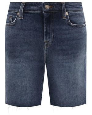 7 For All Mankind Denim Shorts - Blue