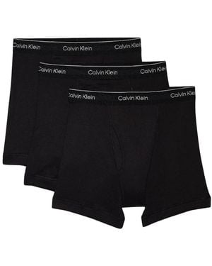 Calvin Klein Cotton Classics 3-Pack Boxer Briefs - Zwart