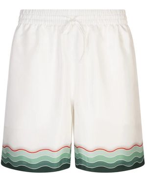 CASABLANCA Casual Shorts - Blanco