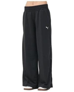 PUMA Wide Trousers - Zwart