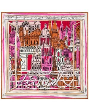 Lancel Silky Scarves - Rouge