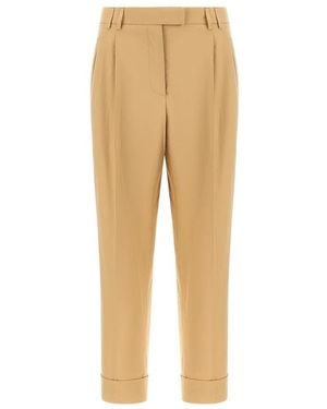 Alberto Biani Cropped Trousers - Neutre