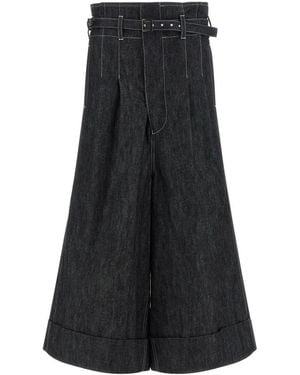 Junya Watanabe Wide Jeans - Black