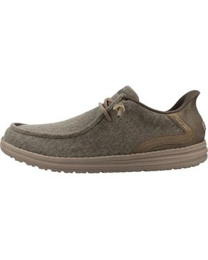 Skechers Laced Shoes - Marrone