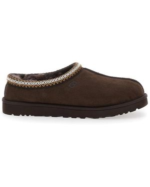 UGG Bruine Leren Pantoffels Voor Mannen