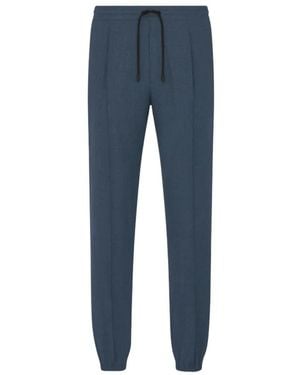 Dior Stoffhose Mit Kordelzugbund - Blau