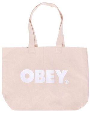 Obey Tote Bags - Pink