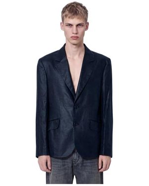 Our Legacy Jassen ,Zwart ,Wol Klassieke Blazer - Blauw