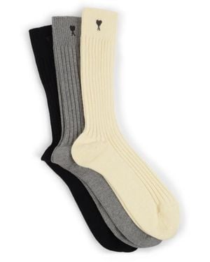 Ami Paris Baumwollunterwäsche Sc611 - Schwarz