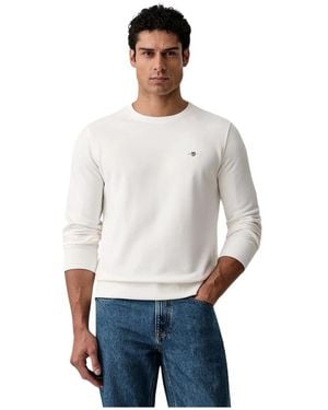 GANT Round-Neck Knitwear - Bianco