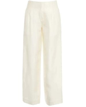 STAUD Wide Trousers - White