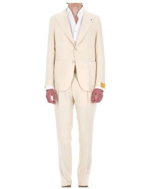 Tagliatore Single Breasted Suits - Pink
