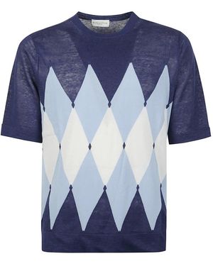 Ballantyne Round-Neck Knitwear - Blue