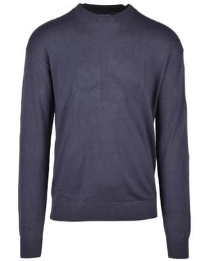 Calvin Klein Pullover Aus Baumwolle - Blau