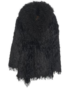 Jakke Faux Fur & Shearling Jackets - Zwart