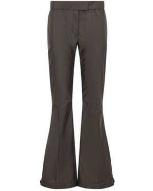 Miu Miu Broeken ,Bruin ,Technische Stoffbroek - Grijs