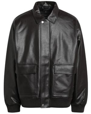Carhartt Jassen ,Bruin ,Wol Arizona Jacket - Zwart