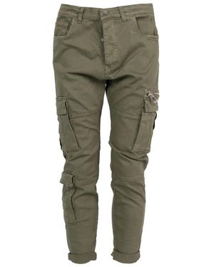 Xagon Man Slim-Fit Trousers - Vert