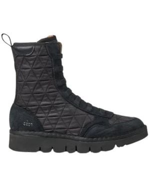 Pànchic Lace-Up Boots - Nero
