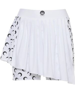 Marine Serre Short Skirts - Blanco