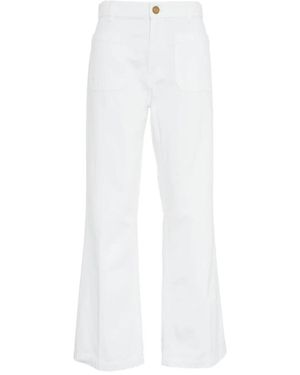 The Seafarer Weiße Straight Leg Jeans Klassische Passform