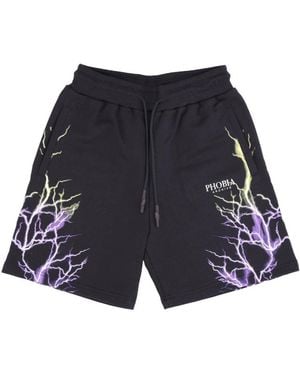 PHOBIA ARCHIVE Casual Shorts - Blue