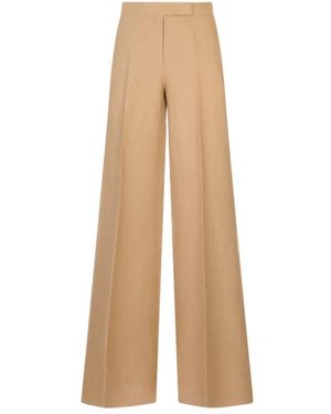 Max Mara Wide Trousers - Natural
