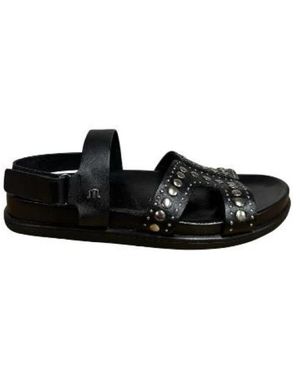 Maruti Schoenen ,Zwart ,Leer Elora Sandaal