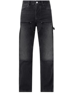 Amiri Jeans ,Zwart ,Katoen Lichte Carpenter Jeans - Blauw