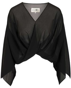 MM6 by Maison Margiela Blouses - Black