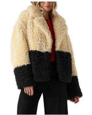 Stand Studio Jassen ,Veelkleurig Teddy Jas Voor Vrouwen - Zwart