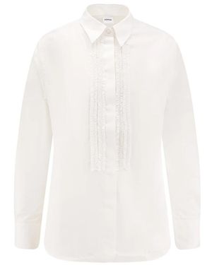 Aspesi Witte Button-Up Shirt 100% Katoen