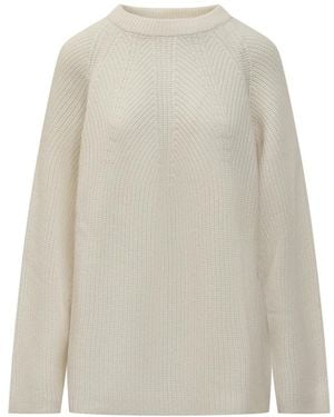 Loulou de Saison Round-Neck Knitwear - White