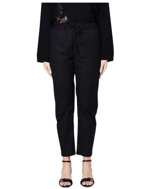 Semicouture Cropped Pants - Black