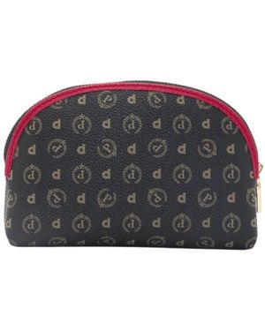 Pollini Heritage Rits Sluiting Beauty Pouch - Grijs