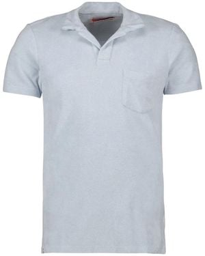 Orlebar Brown Polo Shirts - Blauw