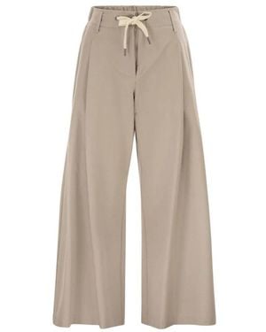Brunello Cucinelli Couture Interlock Broeken - Naturel