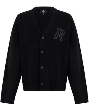 Represent Truien & Vesten ,Zwart ,Wol Geborduurd Vest