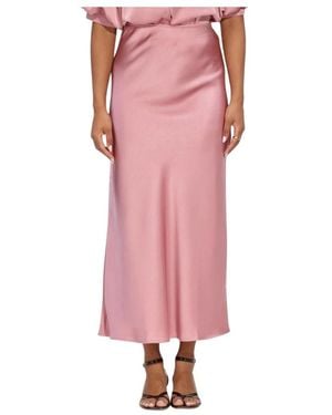 Notre-v Nv-Hildegard Maxi Rok - Roze